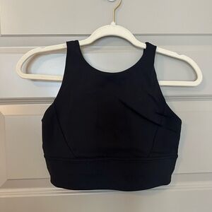 Lulu Black Workout Top/Bra